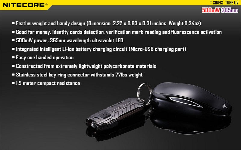 Lampe nitecore TUBE V2 8