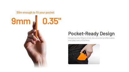 Powerbank Nitecore Pocket 5 5000mAh - 22,5W - Câble USB-C Intégré - Fixation Magnétique