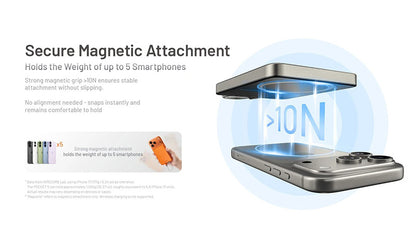 Powerbank Nitecore Pocket 5 5000mAh - 22,5W - Câble USB-C Intégré - Fixation Magnétique