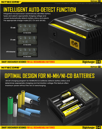 Chargeur Nitecore D4 07