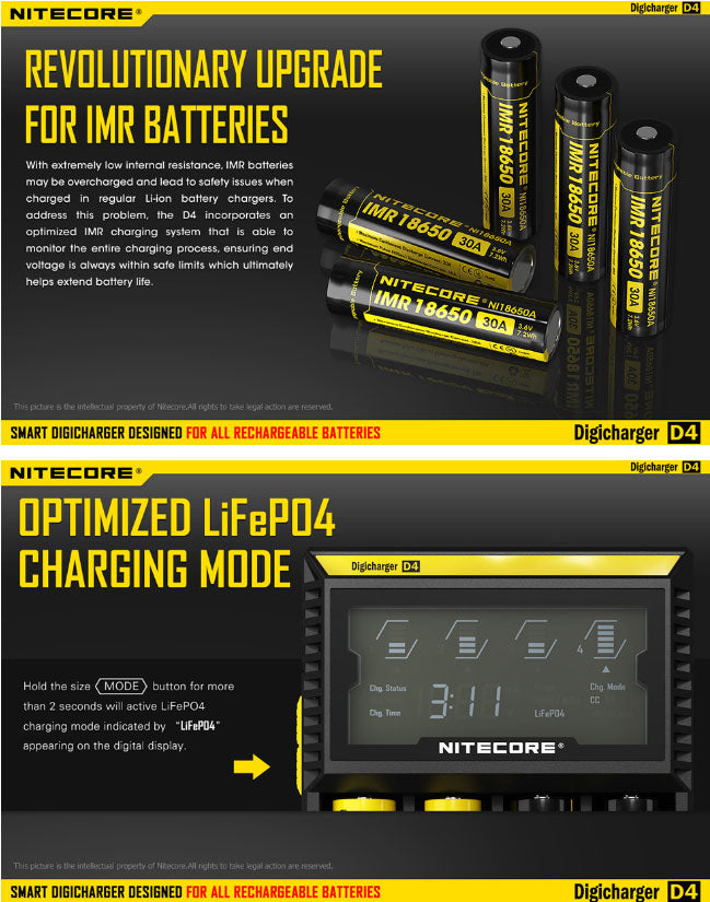 Chargeur Nitecore D4 08