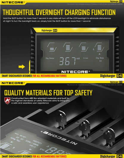 Chargeur Nitecore D4 11