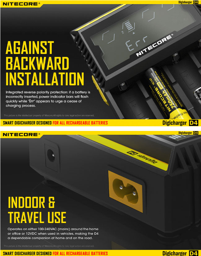 Chargeur Nitecore D4 13