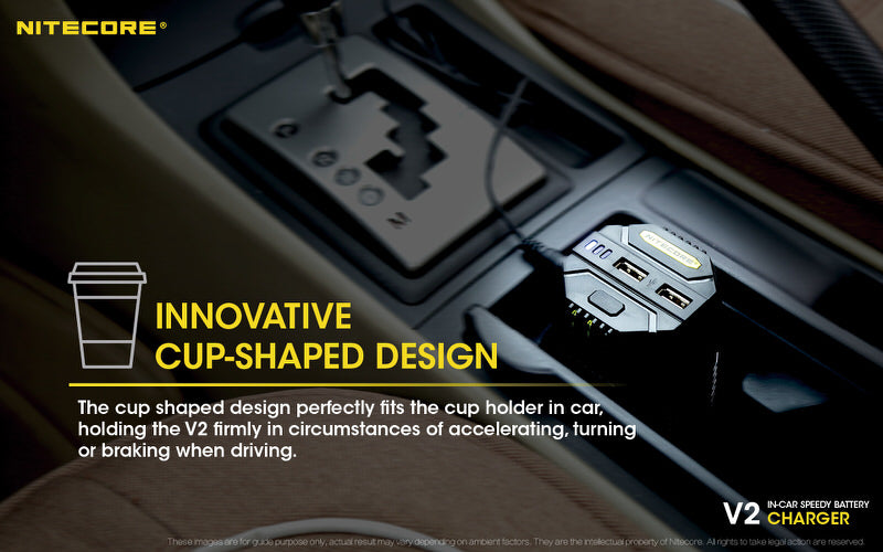 Chargeur Voiture Nitecore V2 01 4
