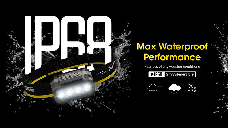 Lampe Frontale Nitecore HA23 UHE 600 Lumens 3 temperatures de couleur Do