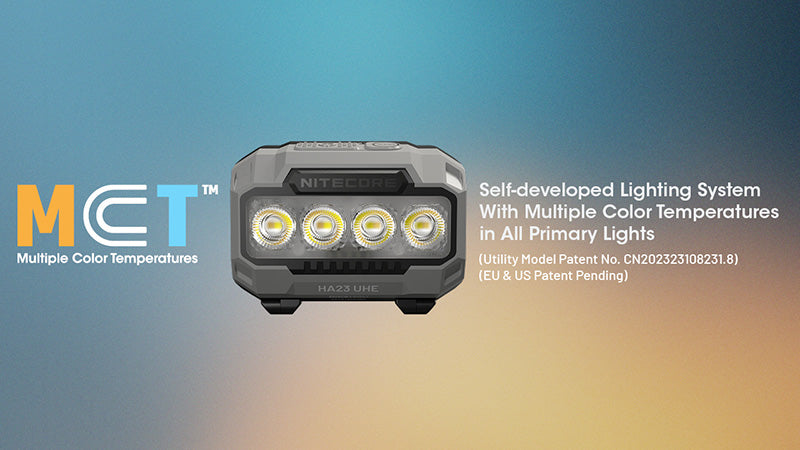 Lampe Frontale Nitecore HA23 UHE 600 Lumens 3 temperatures de couleur Do