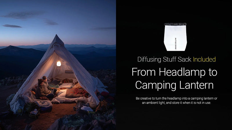 HA27 UHE – Lampe Frontale Nitecore – 800 Lumens – 3 Températures de Couleur – Triple Alimentation