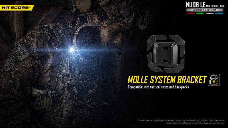 Lampe de signalisation pour force de l ordre Nitecore NU06 LE 01 11