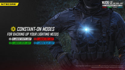 Lampe de signalisation pour force de l ordre Nitecore NU06 LE 01 3