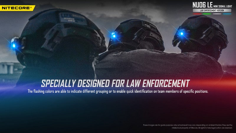 Lampe de signalisation pour force de l ordre Nitecore NU06 LE 01 5