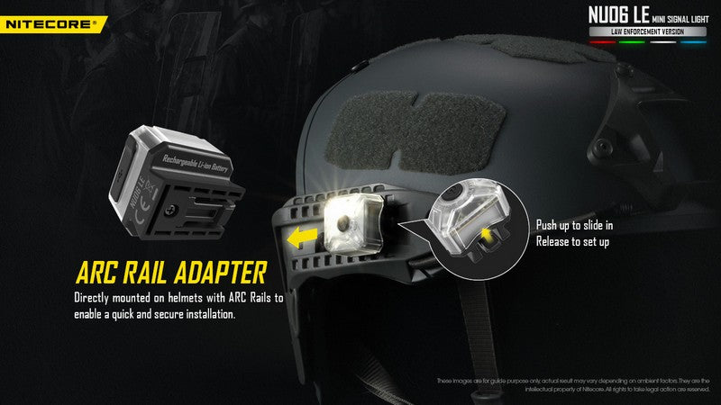 Lampe de signalisation pour force de l ordre Nitecore NU06 LE 01 6