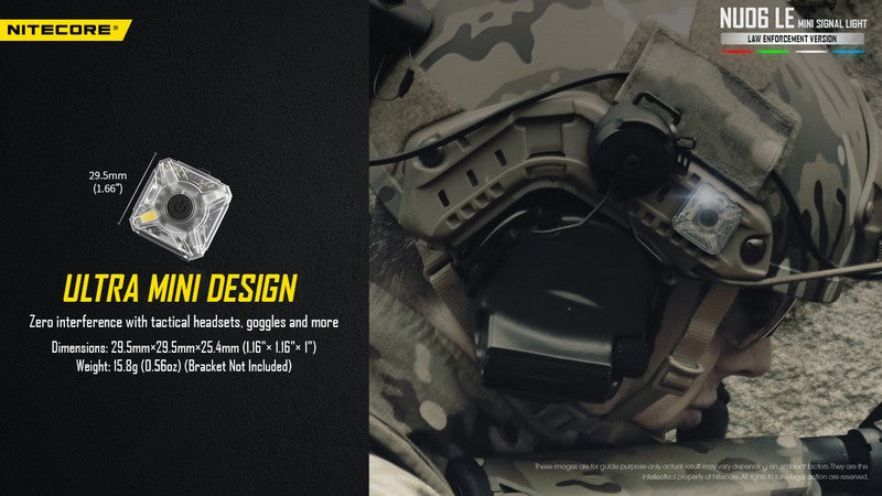 Lampe de signalisation pour force de l ordre Nitecore NU06 LE 01 7