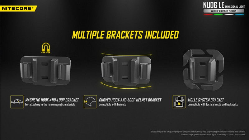 Lampe de signalisation pour force de l ordre Nitecore NU06 LE 01 8