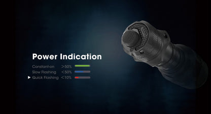 Lampe torche tactique Nitecore TM9K PRO 9900 Lumens rechargeable USB C one s