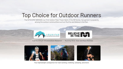 Powerbank Nitecore NB10000 GEN3 en fibre de carbon tres leger 01 03