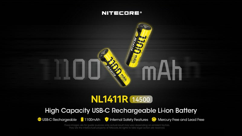 batterie Nitecore 14500 NL1411R 1100mAh 01 01