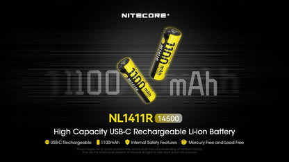 batterie Nitecore 14500 NL1411R 1100mAh 01 01
