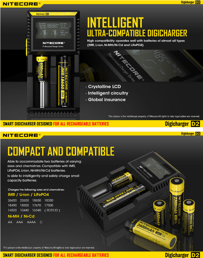 chargeur Nitecore D2 06