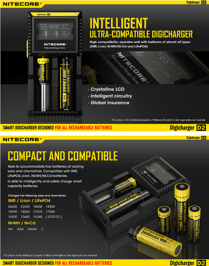 chargeur Nitecore D2 06