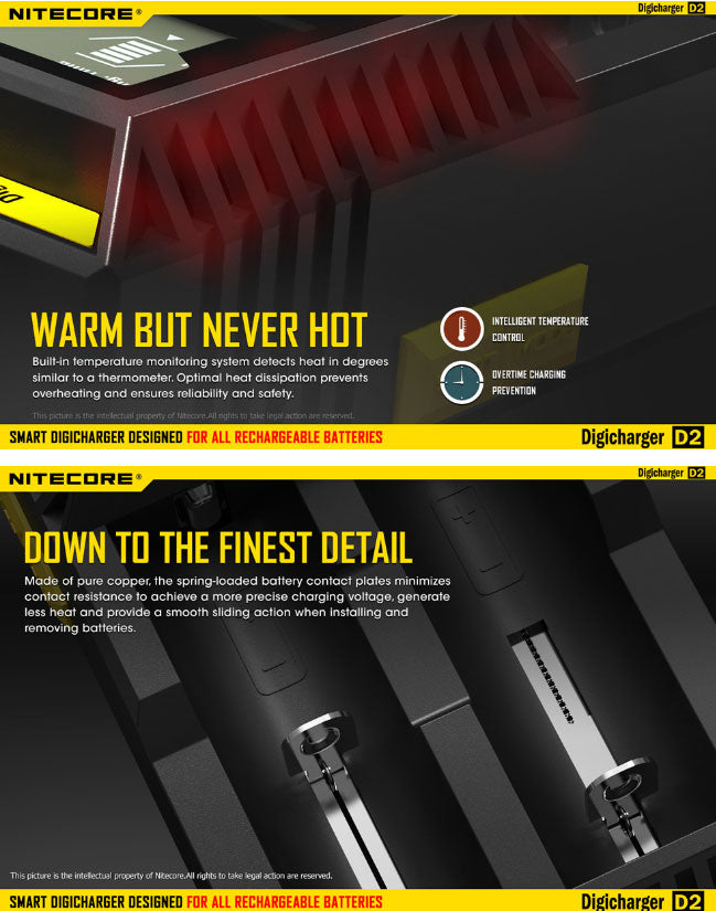 chargeur Nitecore D2 12