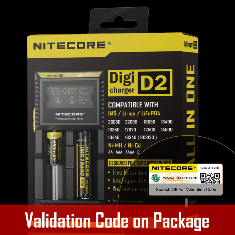 chargeur Nitecore D2