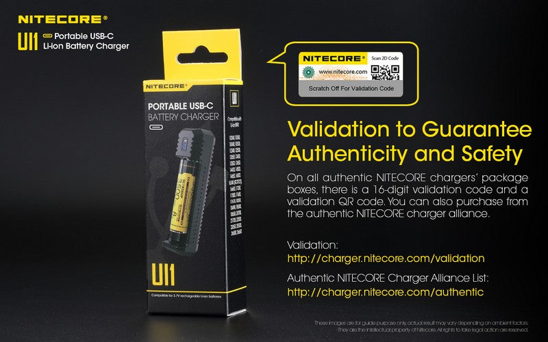 chargeur nitecore UI1 USB C 1 10