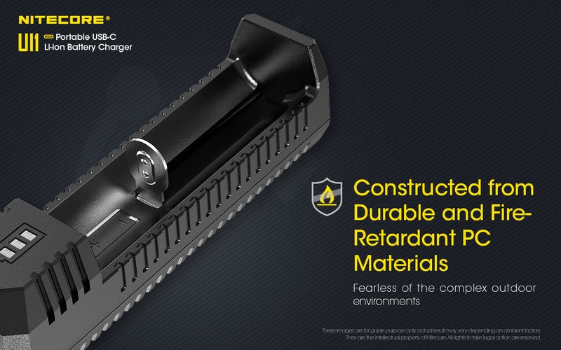 chargeur nitecore UI1 USB C 1 7