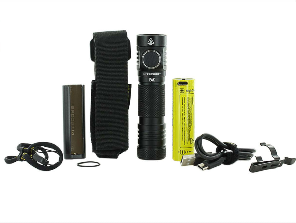 lampe de poche Nitecore E4K accessoires