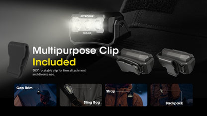 lampe frontale Nitecore HA15 UHE400 Lumens 10