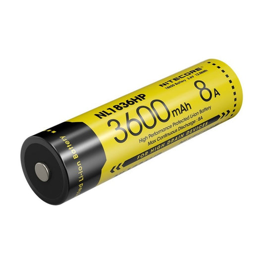 NL1836HP – Batterie Nitecore – 3600 mAh – 3.6V – Li-ion protégée – format 18650