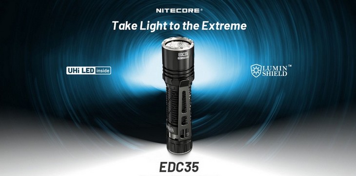 Lampe Nitecore EDC35 - 5000 Lumens - every day carry