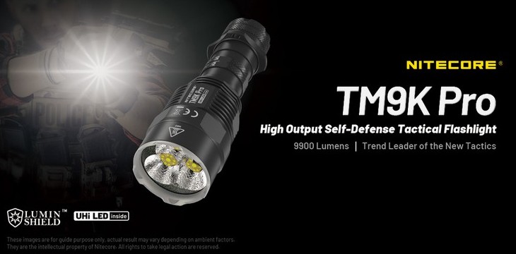 Lampe Torche Nitecore TM9K PRO  9900 Lumens