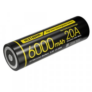 Batterie Nitecore NL2160HPi 21700 - 6000mAh 3.6V - protégée Li-ion