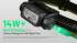 Lampe Frontale Nitecore NU45 - 1700 Lumens rechargeable